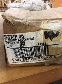 Knape & Vogt Box of Ten New Drawer Slides