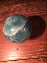 Green Fluorite Sphere
