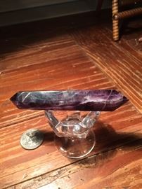 Fluorite Double Point Crystal