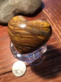 Tiger's Eye  Heart