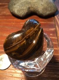Tiger's Eye  Heart