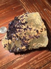 Deep Purple Cubic Fluorite