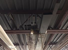 Square tubing, they look like 20 footers?