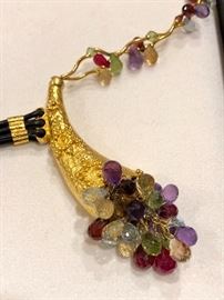 ...with semi-precious stones