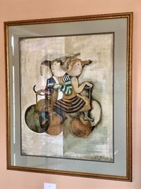 G. Rodo Boulanger "Promenade a Trois", beautifully framed