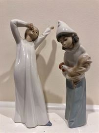 Girl in white - Lladro, Chicken girl is Nao