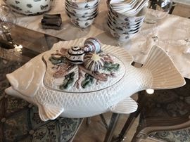 Fitz and Floyd Fish Casserole