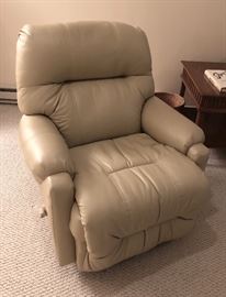 Leather recliner