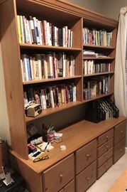 Bookcase with drawers