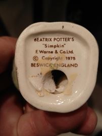 Beatrix Potter Beswick mark