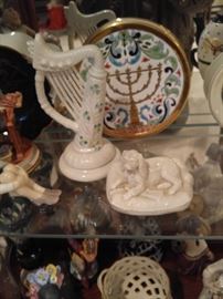 Belleek - two of 4 peices