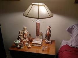 More decorations including Armani; One of two great lamps