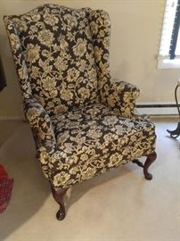 One of two matching wing chairs - Hickory Chair