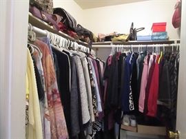 Some of large clothes collection - Chicos etc. Also... two dozen hand bags