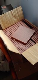 Quarry tile-- 20 boxes of 40tiles--brand new. 