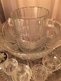 Vintage Punch Bowls and Ice Buckets