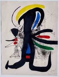 Joan Miro Une Telle Et Son Petit Mari Etching D.540