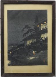 Grp: 20th Century Japanese wood block prints