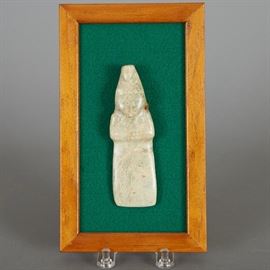	Pre-Columbian Stone Carved Axe God