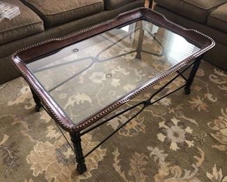 Coffee table (rug not for sale)