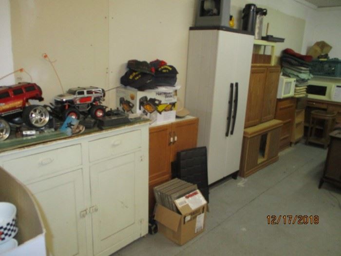 some of the cabinets