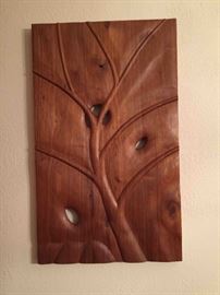 Solid Walnut Wall Art