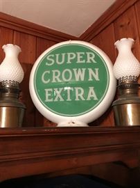 Crown gasoline Gas Pump Globe