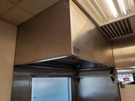 CaptiveAire stainless exhaust hood
