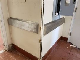 Lot of stainless wall bumpers