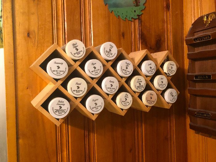 wall spice rack
