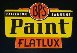 381 2 Sided BPS Porcelain Sign