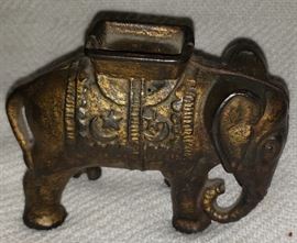 269 Cast Iron Elephant Bank