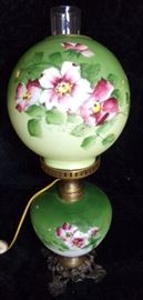 277 Green Hand Painted GWTW Lamp