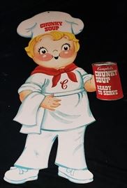 334 Campbells Soup Kid Cut Out Lithograph