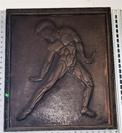 430.1 Copper Art Signed A. Gilles