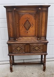 474.1 Walnut Closed Front China Cabinet