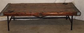 492.1 Wood Iron Ship Door Table