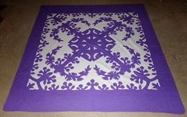 498 Vintage Purple Quilt