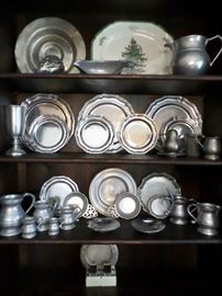 beautiful, large collection of pewter - lots of this beautiful pewter has sold, but there's still some great pieces available