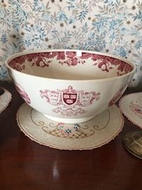 Harvard Bowl. Lots of Harvard items