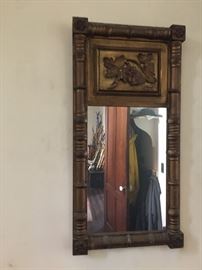 gilded antique mirror
