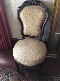 One of several high style victorian chairs