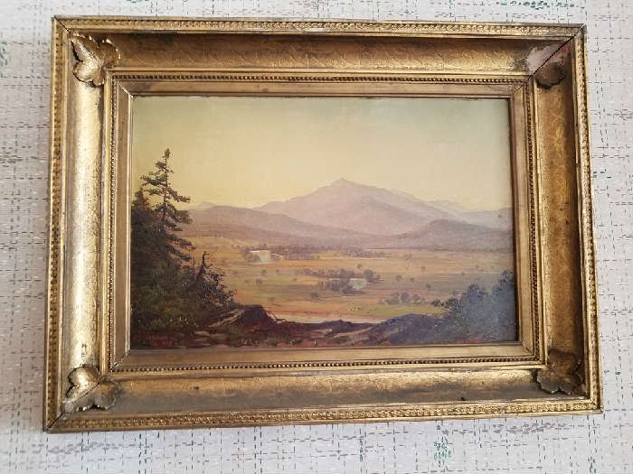New Hampshire Landscape by Alfred T. Bricher. Dated 1864. Signed and dated lower left.