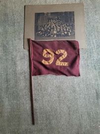 Harvard class photo, 1892 and banner