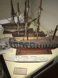 Several Ship Models