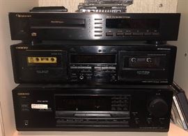 Onkyo & Nakamichi stereo equipment