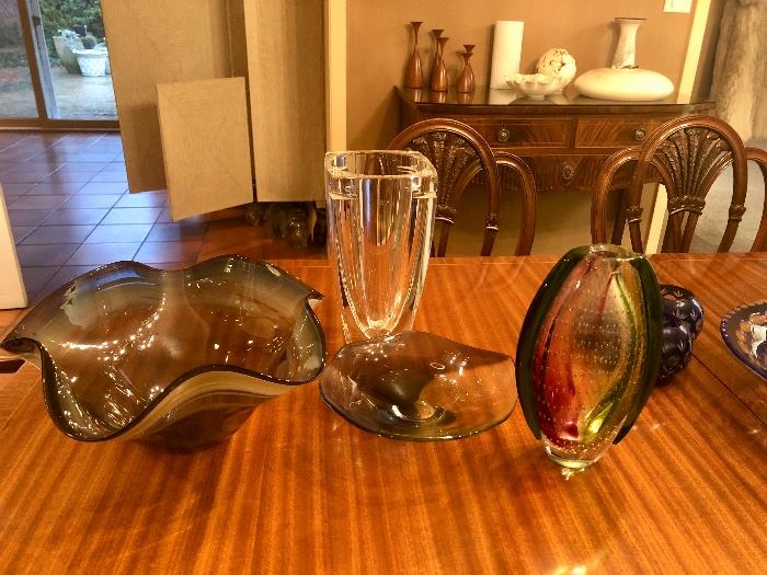 Mid Century Scandinavian art glass 