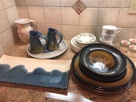 Lots of unique pottery