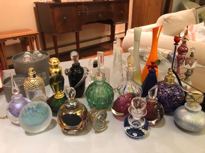 Perfume bottle collection