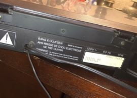 Bang & Olufsen turntable 
